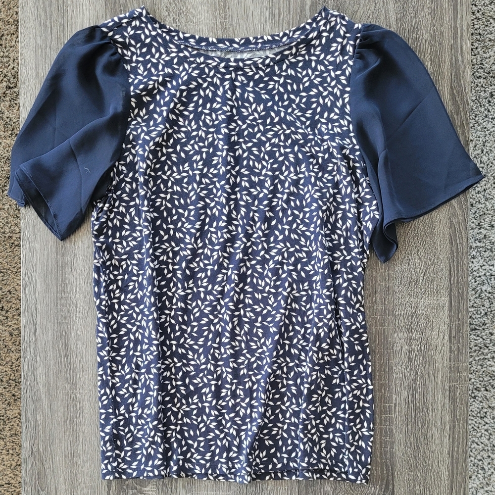 LOFT Flutter Sleeve Top